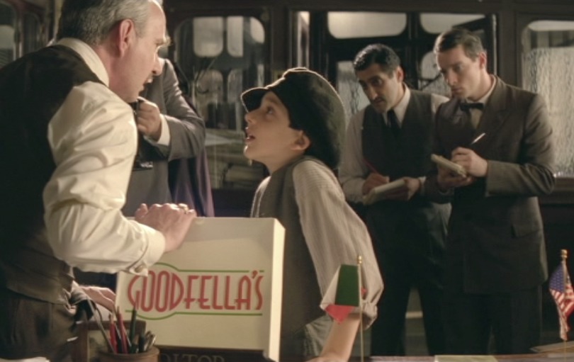 Lino Facioli as Giuseppe for Goodfella's ad