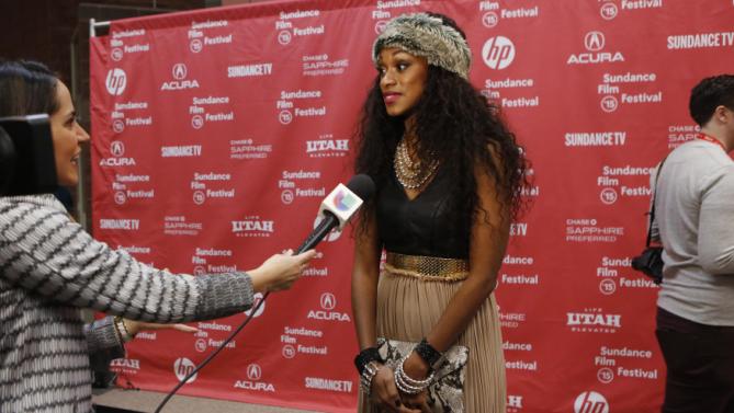 Nadiyah Skyy on the red carpet for 