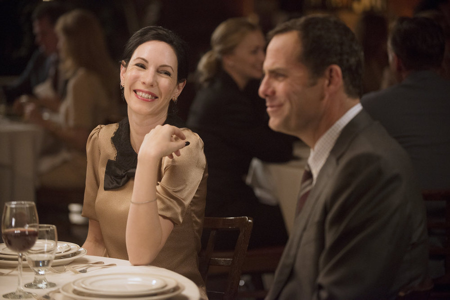 Still of Andy Buckley and Jill Kargman in Odd Mom Out (2015)