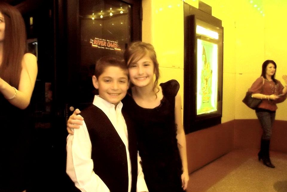 Olivia & Alex Draguicevich at the Houston premiere of Strings
