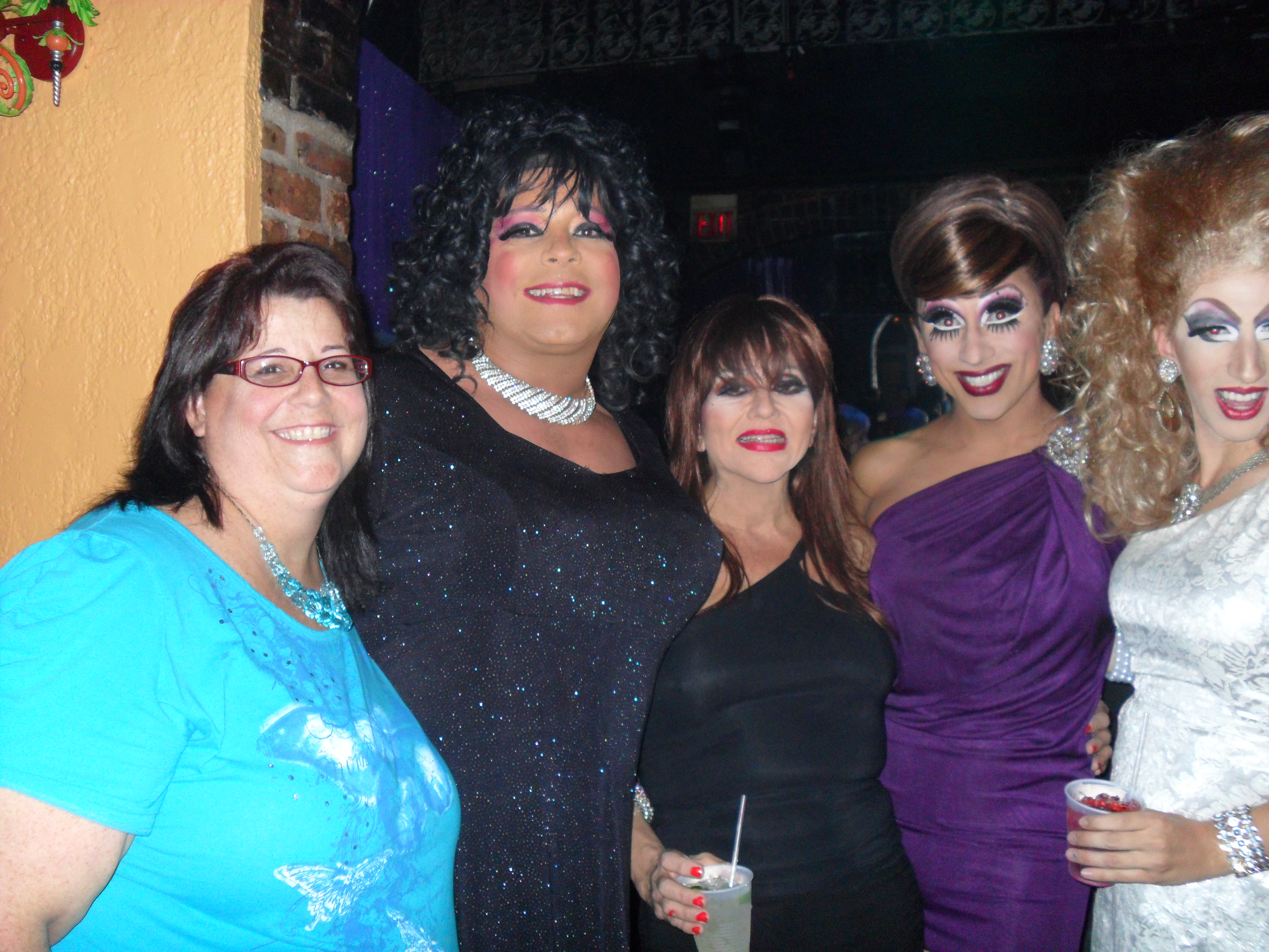 Arden Espinosa, Bianca Del Rio, Wendy G Kennedy and Friend