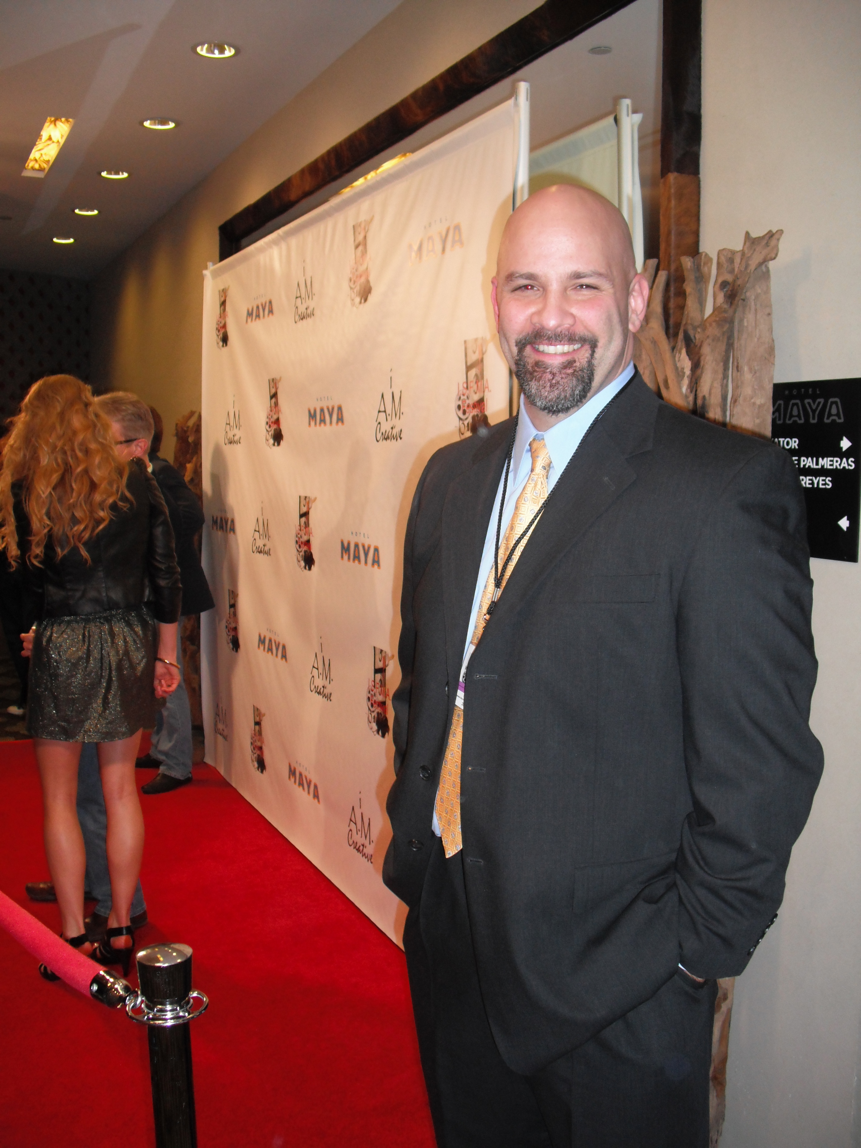 Writer-director Steven Karageanes at the 2010 Indie Short Film Music and Arts Festival in Long Beach, CA.