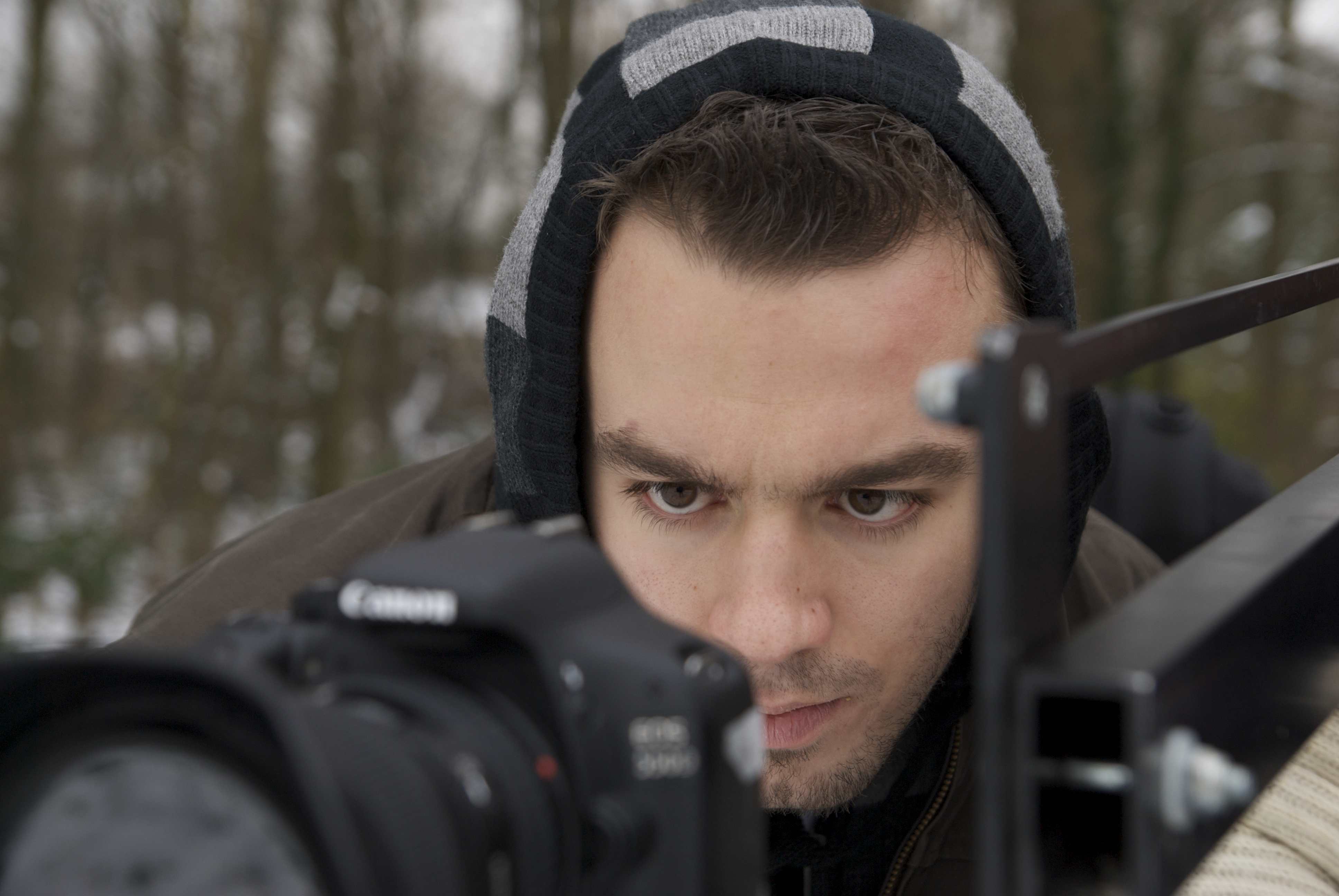 Filmmaker Christiaan Neu on set (2010)