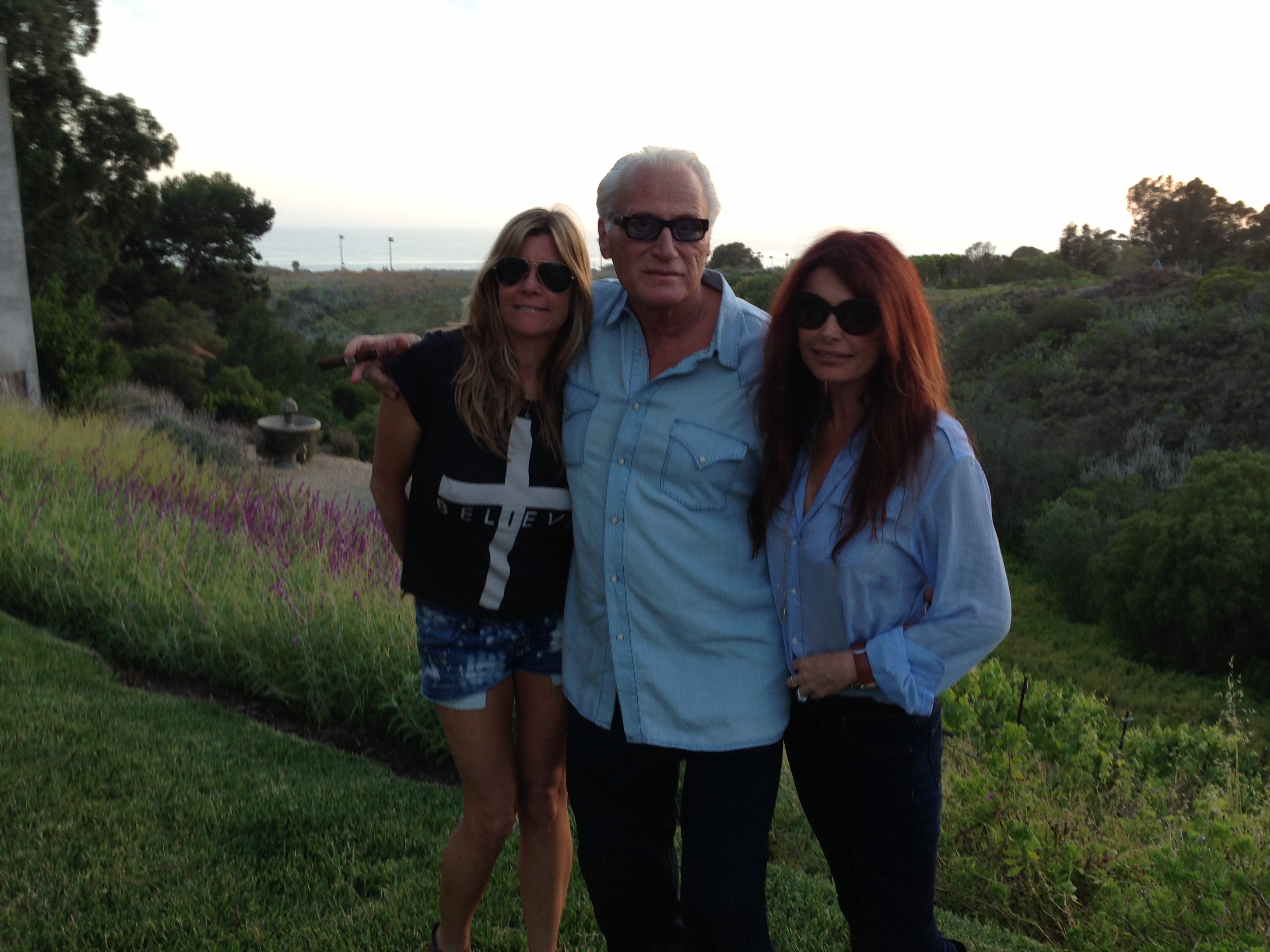 Joe w/Roma Downey and Cathrine Marino