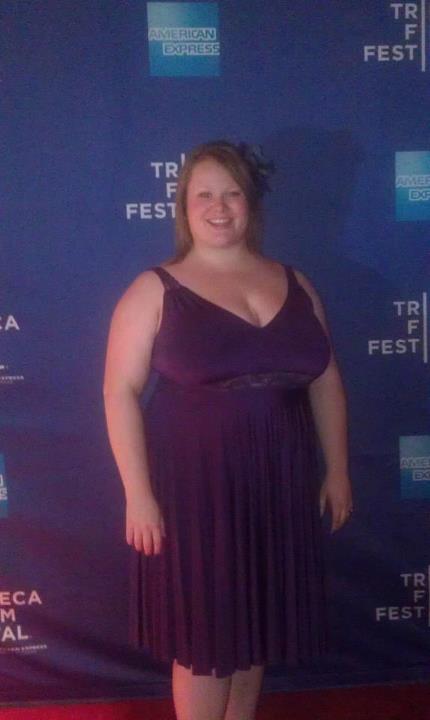 At the world premiere of JACK & DIANE at the Tribeca Film Festival.