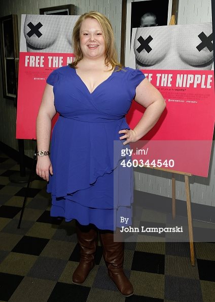 Jen Ponton at the preview screening of FREE THE NIPPLE at IFC Theater, NYC. December 11, 2014.