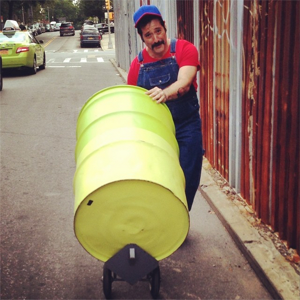 Jeff Essex as Mario Mario, world premiere of 