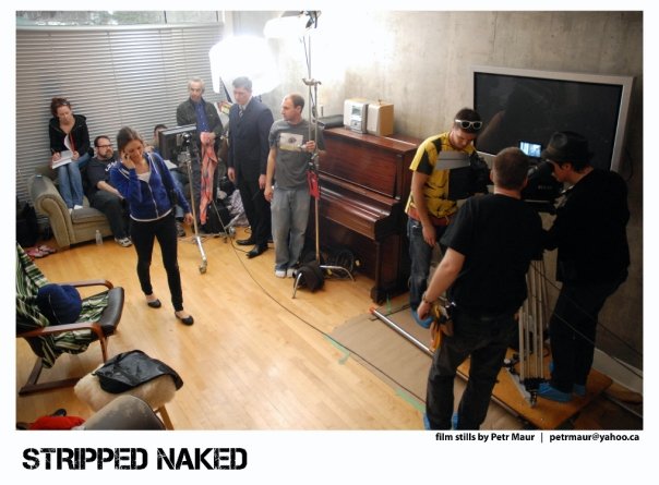 Behind the Scenes shot from Stripped Naked.