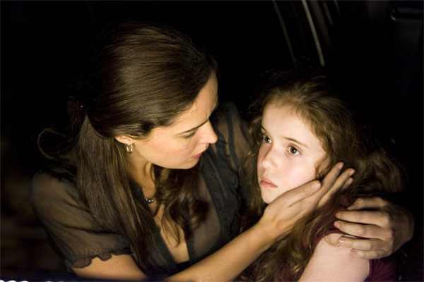 Lara with Rose Byrne in Knowing