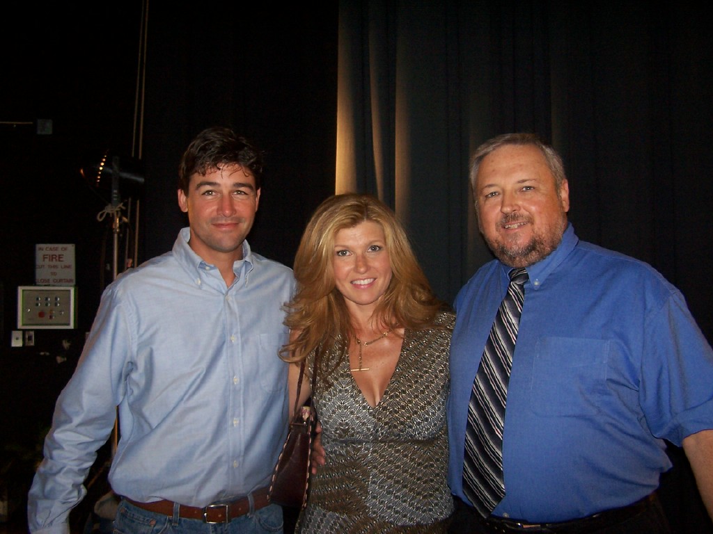 Kyle Chandler, Connie Britton, Mike Murehead in Friday Night Lights
