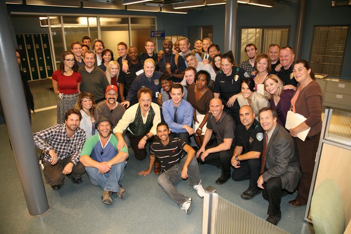 Kimberly with the Cast and Crew of 