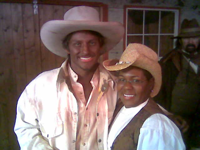 Kimberly(Cowgirl) and Steven Brodie(Lead Actor)in 