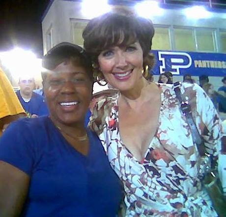 Janine Turner and Kimberly in 