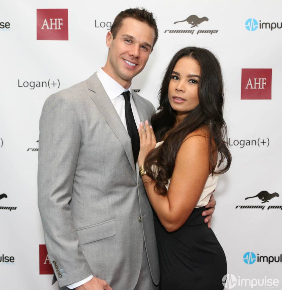 Cast members Joey Kloberdanz and Maurita Green at Los Angeles premiere of Logan(+)