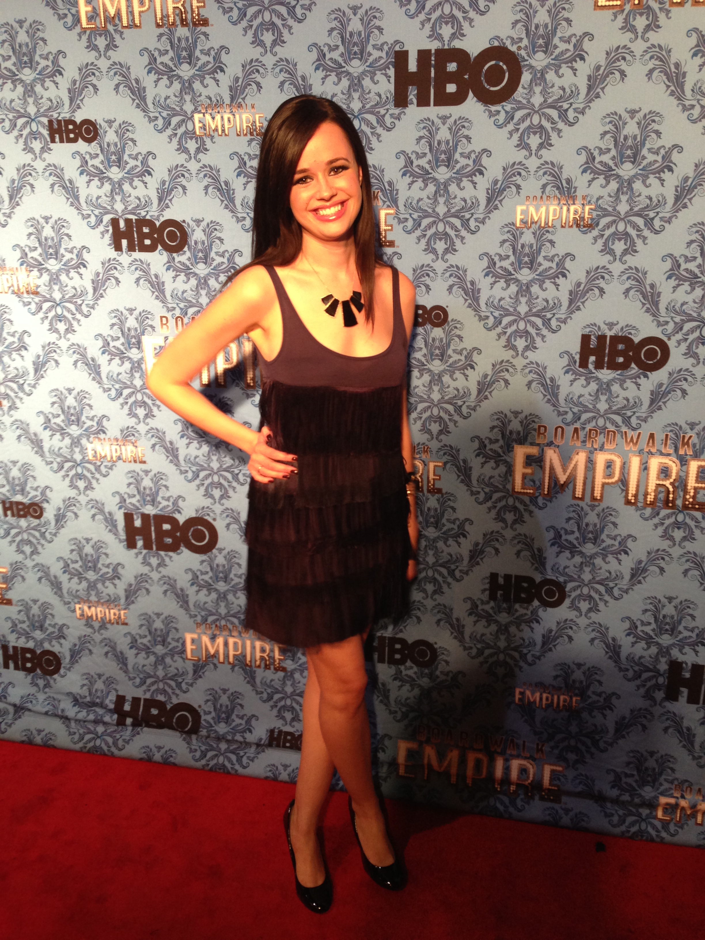 Amanda Tudesco at Boardwalk Empire event.