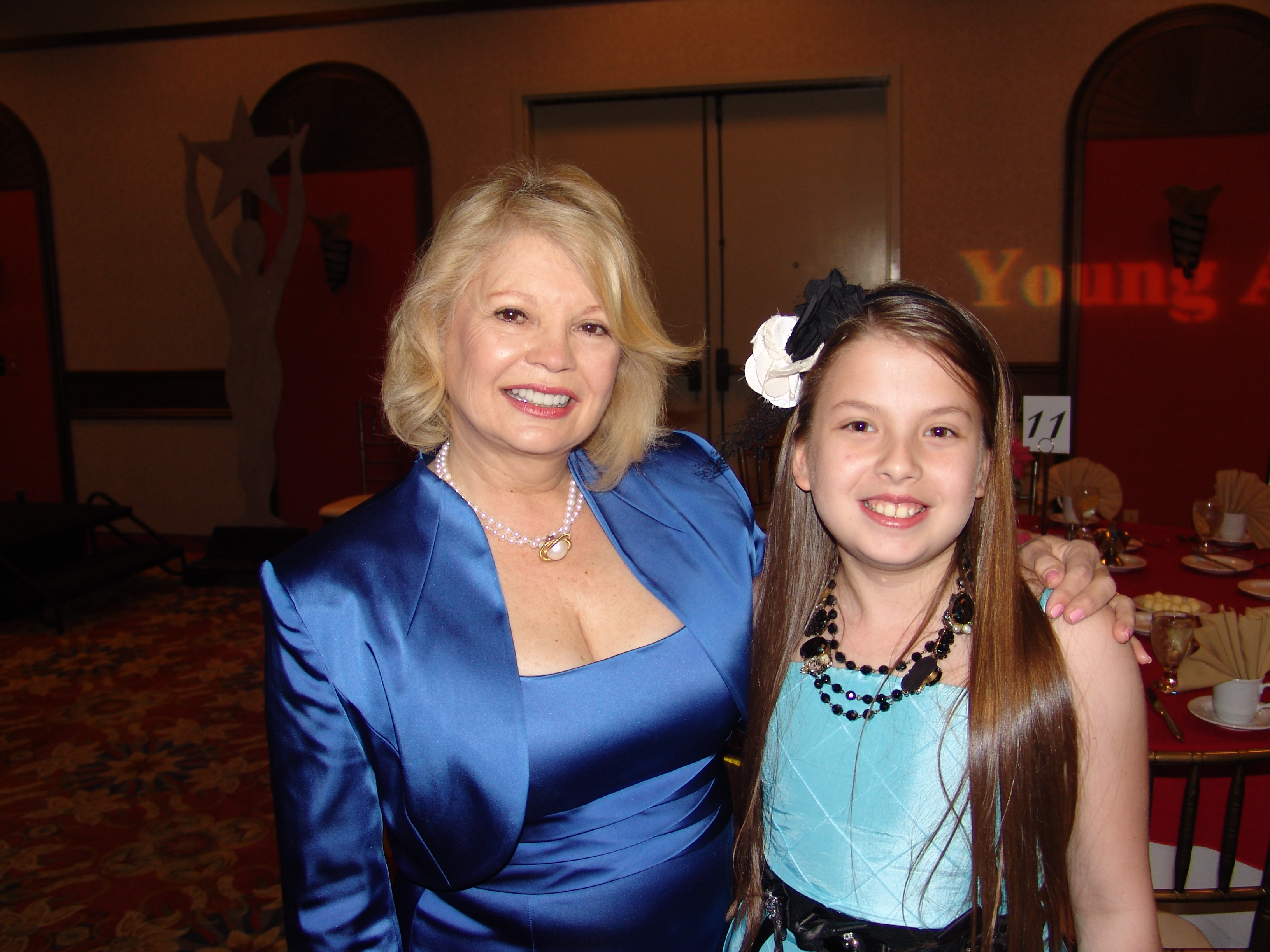 Kathy Garver (Cissy from Family Affair) and Cassidi Young Artist Awards April 11, 2010