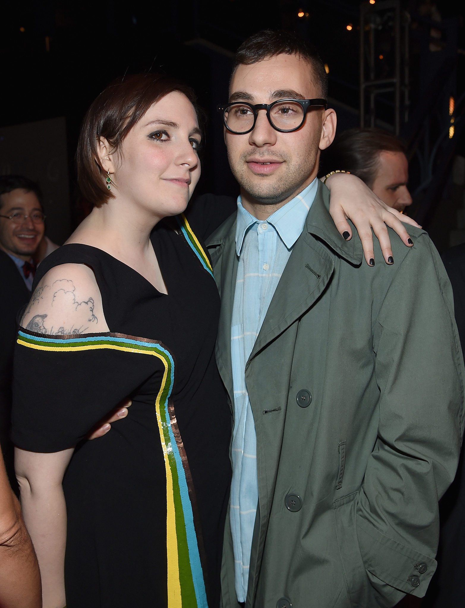 Lena Dunham and Jack Antonoff at event of Girls (2012)