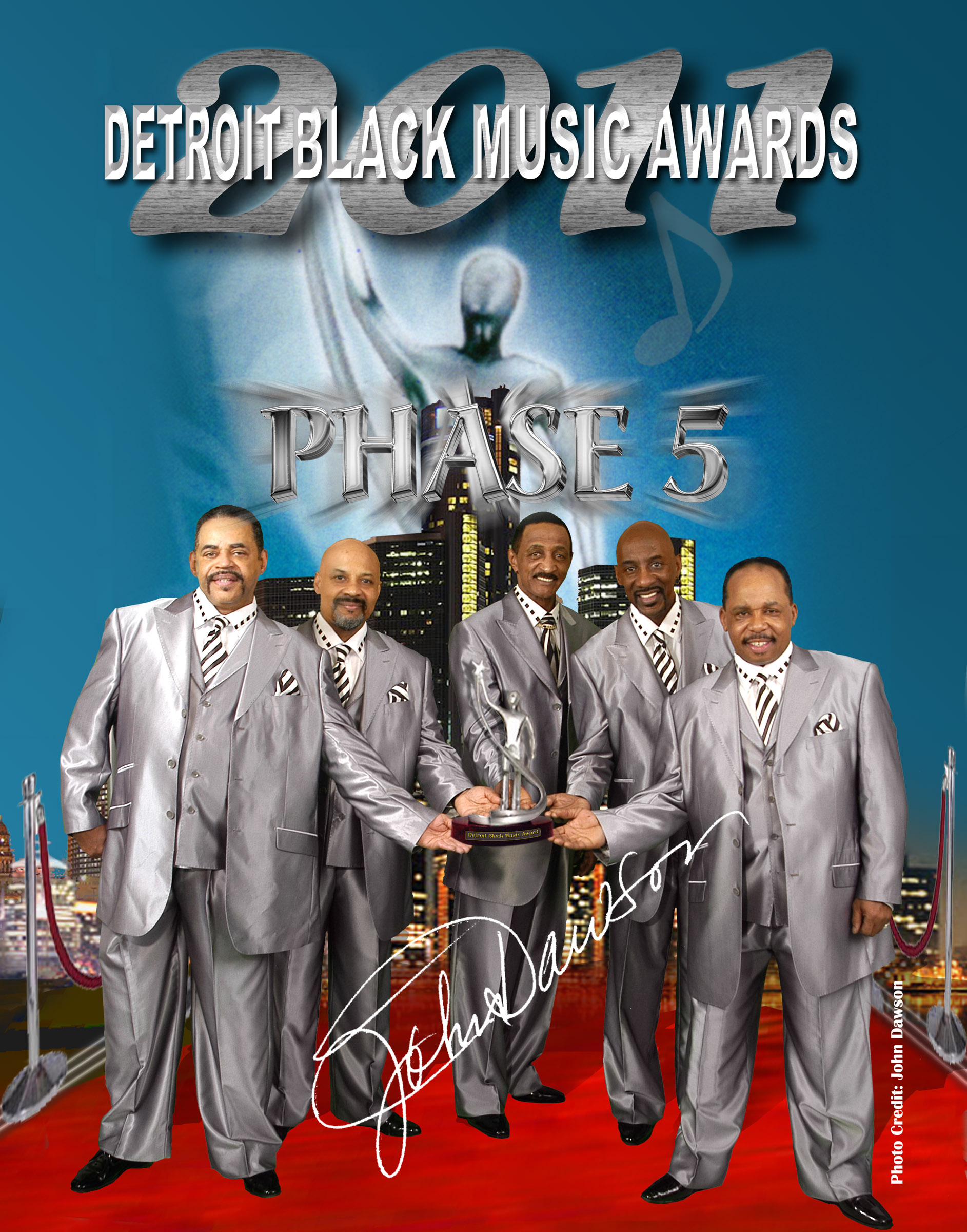 Phase 5 winners of the Detroit 2011 Black Musicl Award