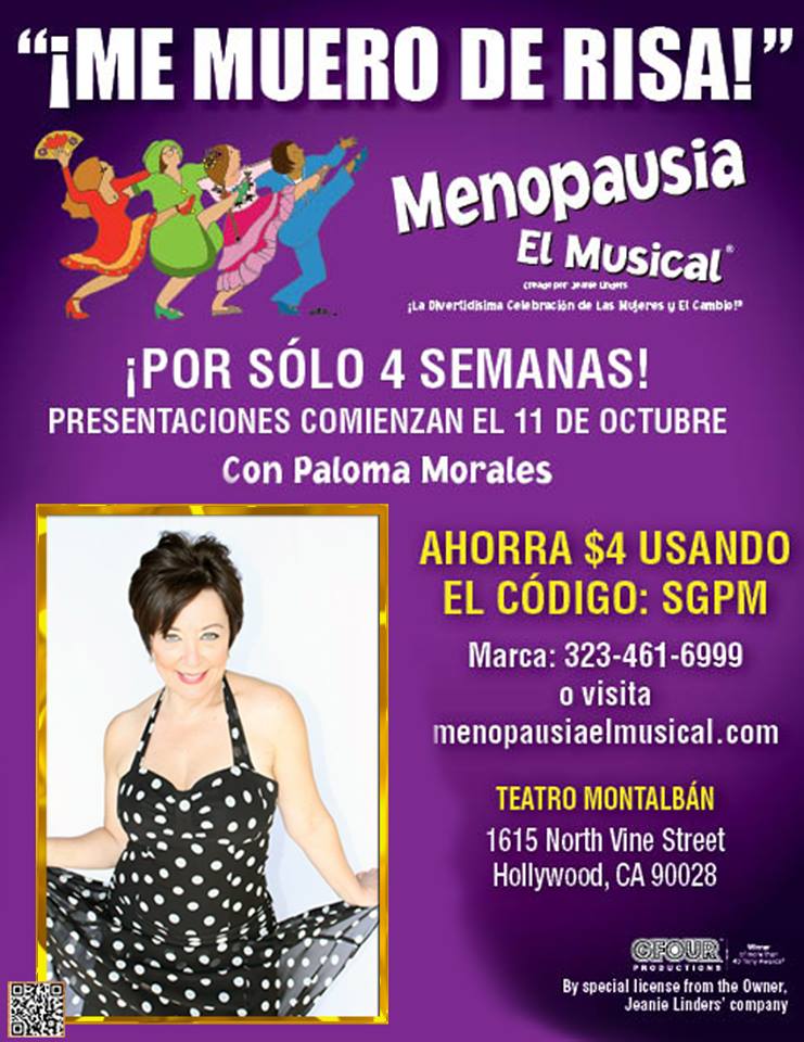 Paloma Morales at Menopausia El Musical. 2013,