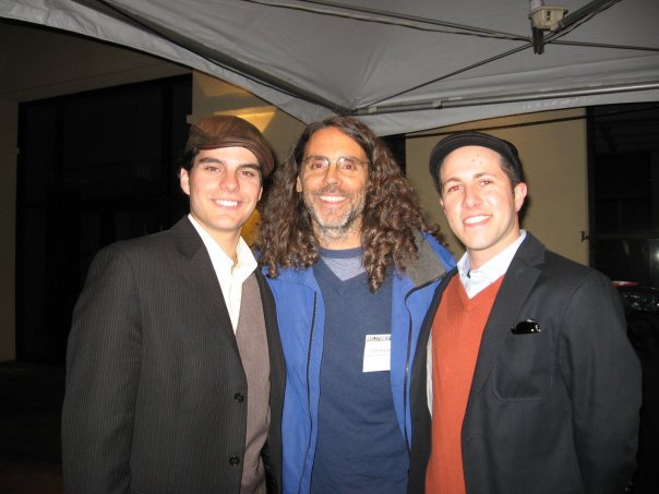Jeffrey Azize, Tom Shadyac & Michael Campo at the screening of The Human Experience at the REELSTORIES Film Festival in Malibu.