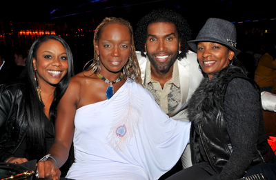 Felicia Burton with Norwood Young, Vanessa Bell-Calloway & Tanya Young-Williams