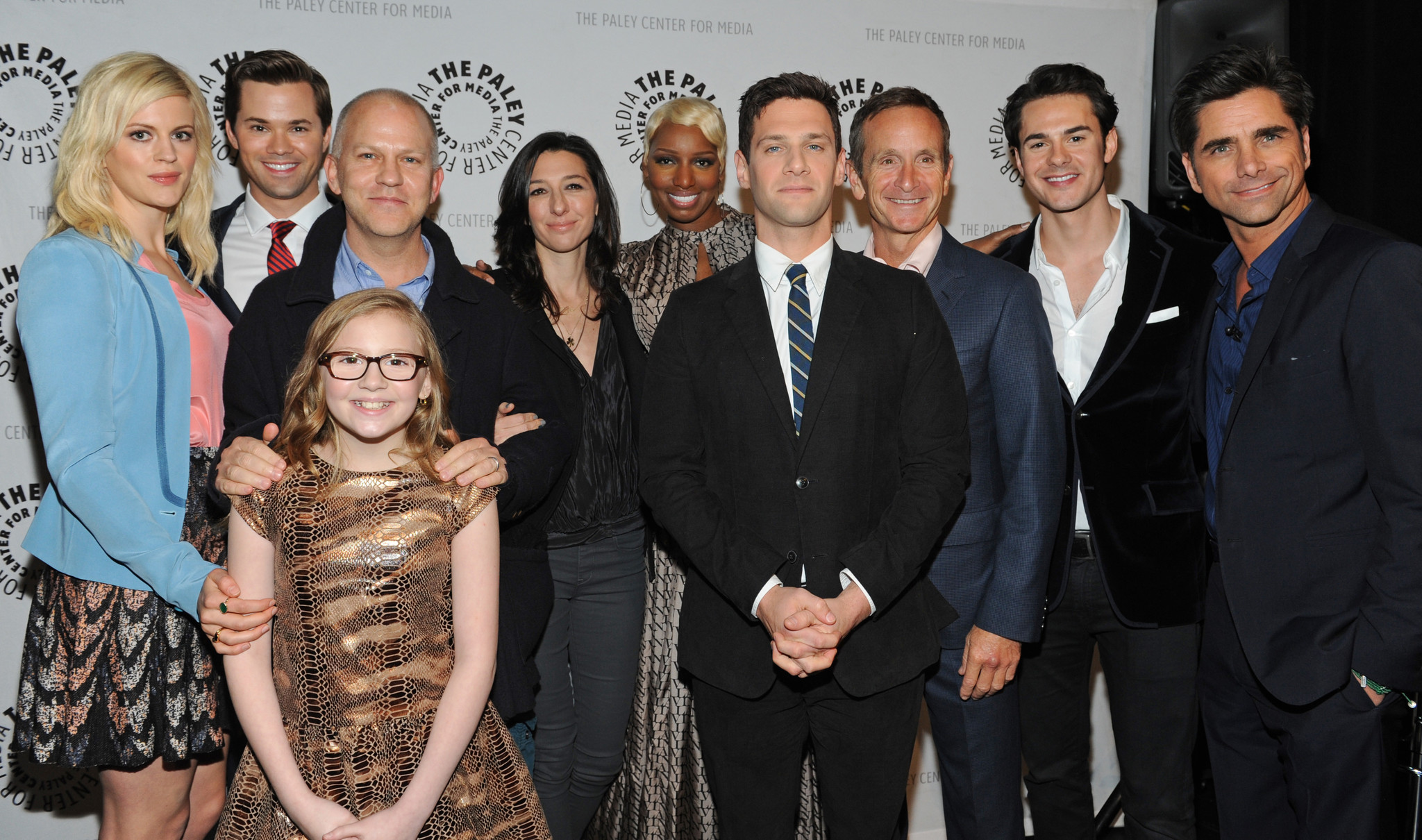 John Stamos, Ali Adler, Justin Bartha, Dante Di Loreto, Ryan Murphy, Andrew Rannells, Jayson Blair, Georgia King, NeNe Leakes and Bebe Wood at event of Nauja norma (2012)