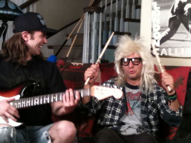 Playing WAYNE CAMBELL in an informational webseries that is a Waynes World Parody.