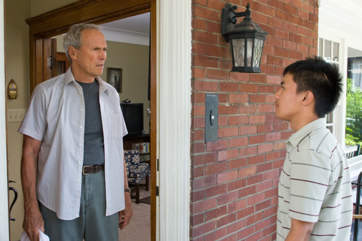 Still of Clint Eastwood and Bee Vang in Gran Torino (2008)