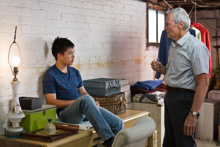 Still of Clint Eastwood and Bee Vang in Gran Torino (2008)