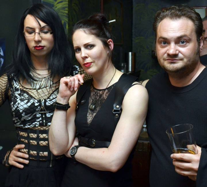 Seize the Night - Private Cast & Crew Screening in London. Left to Right: Wanderlust, Emma Dark & Mr Shelton.