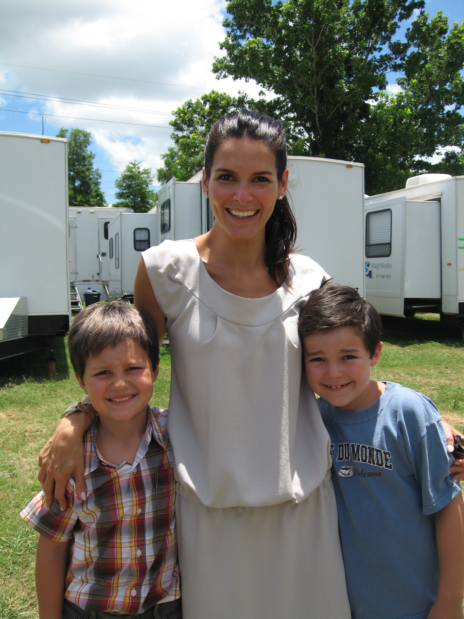 Ben Lux, Angie Harmon, and Austin Lux-- Living Proof