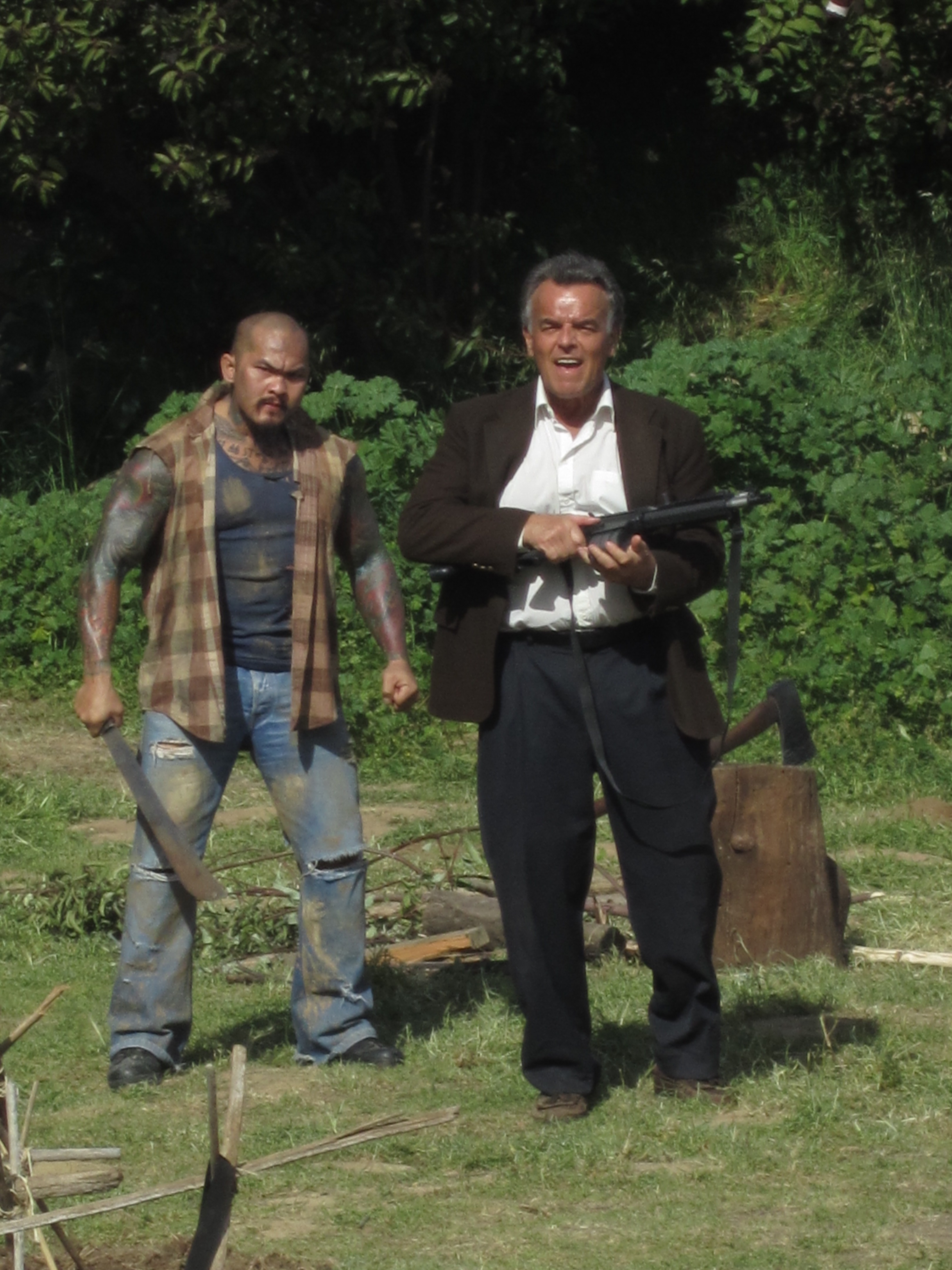 Marcus and Actor Ray Wise.