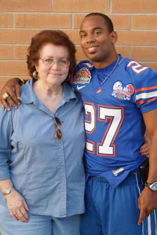 Bobbi Hill and Gator Telly Concepcion on the set of Gator Glyss Commercial