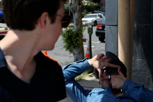 Val Lauren and Trevor Neuhoff in a production still from 