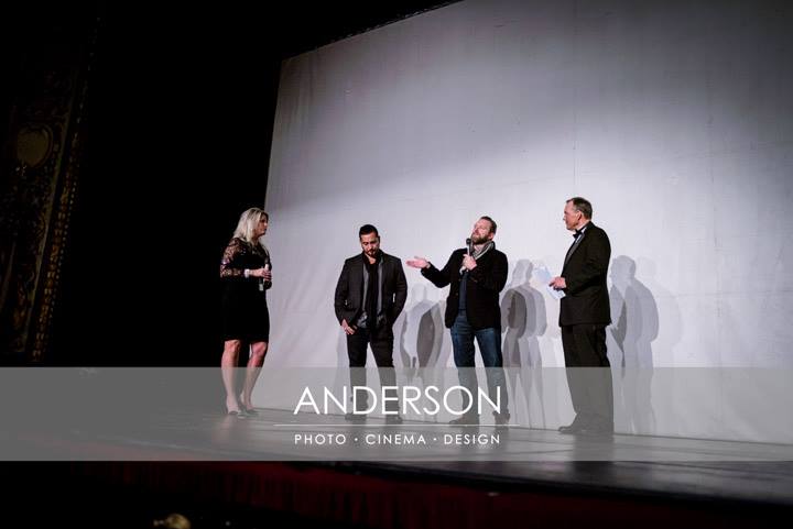 Tracie Hovey, Joe Carnahan, Ben Bray at the Maryland International Film Festival