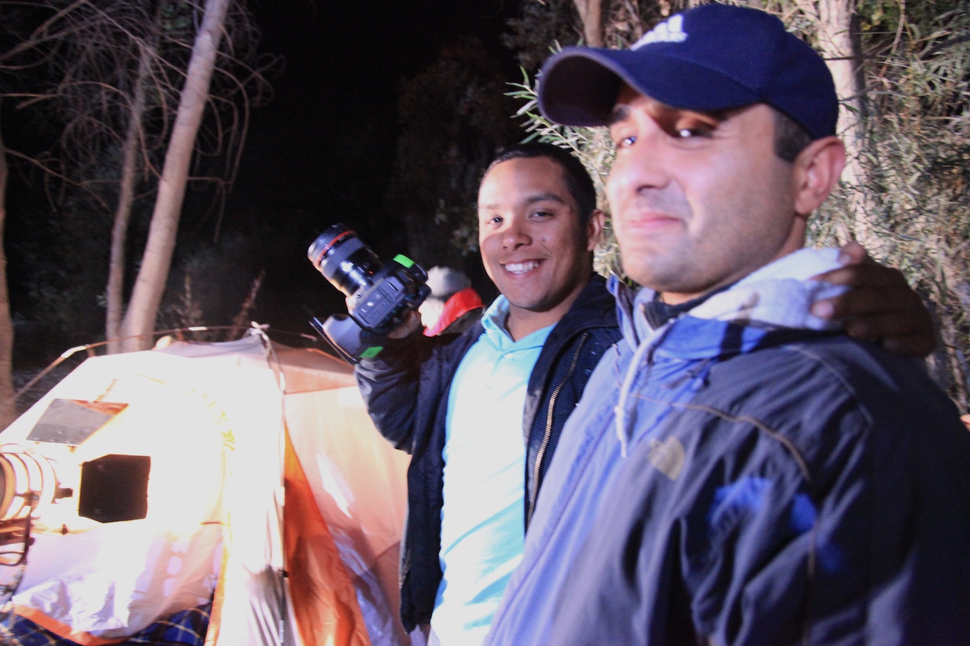 Cinematographer Peter Lugo and Camera Operator John Aguon on Location - The Pod