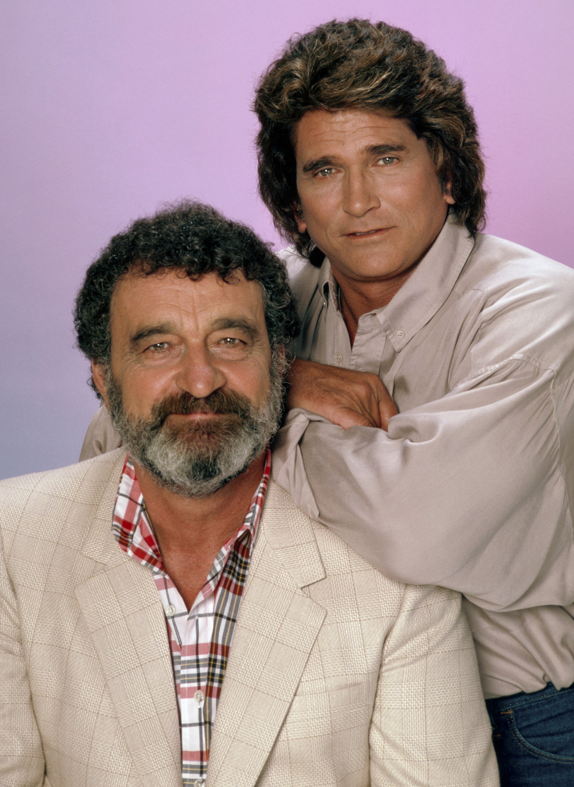 Still of Michael Landon and Victor French in Highway to Heaven (1984)