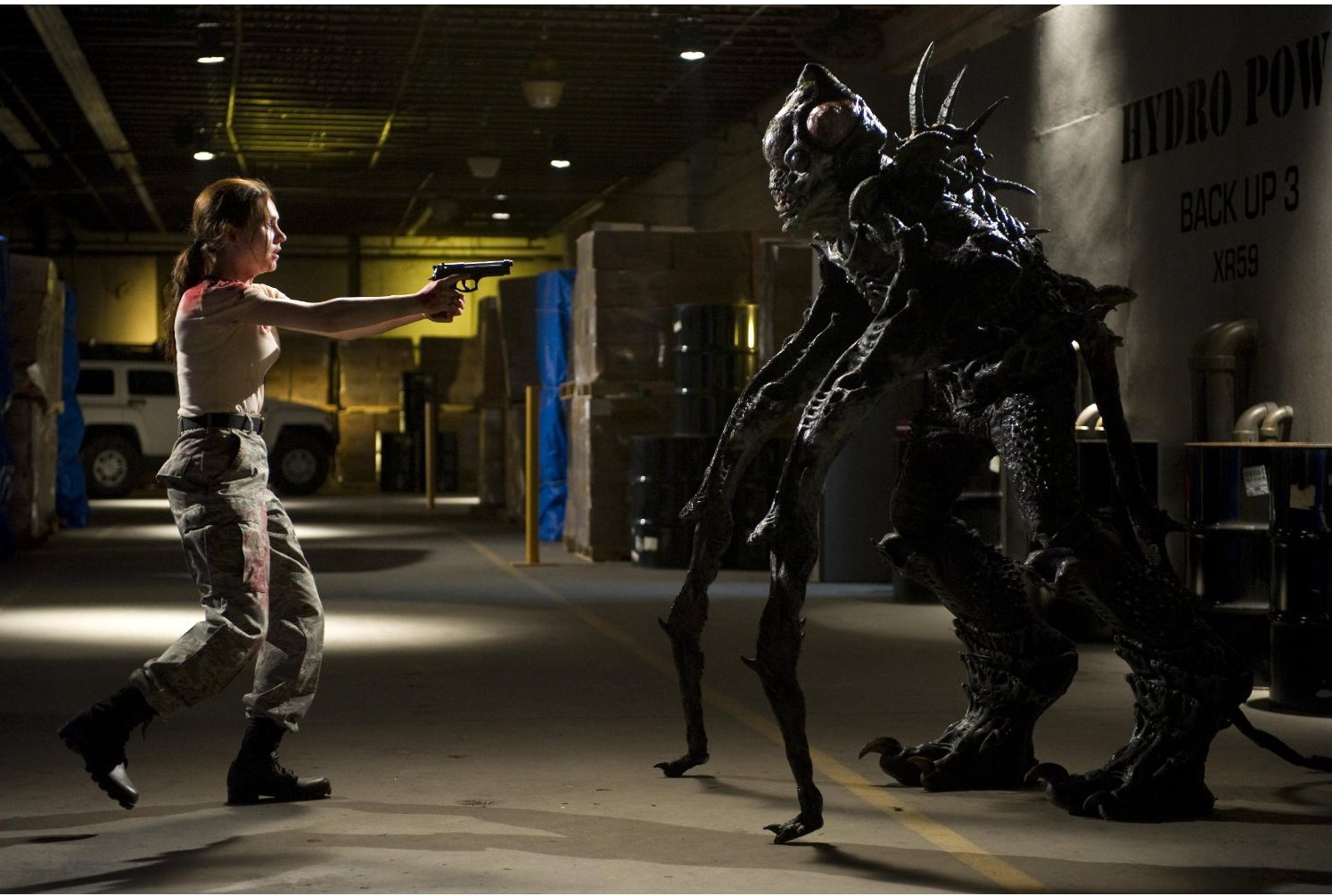 Photo from 51 of Rachel Miner and Ivan Djurovic playing the alien.