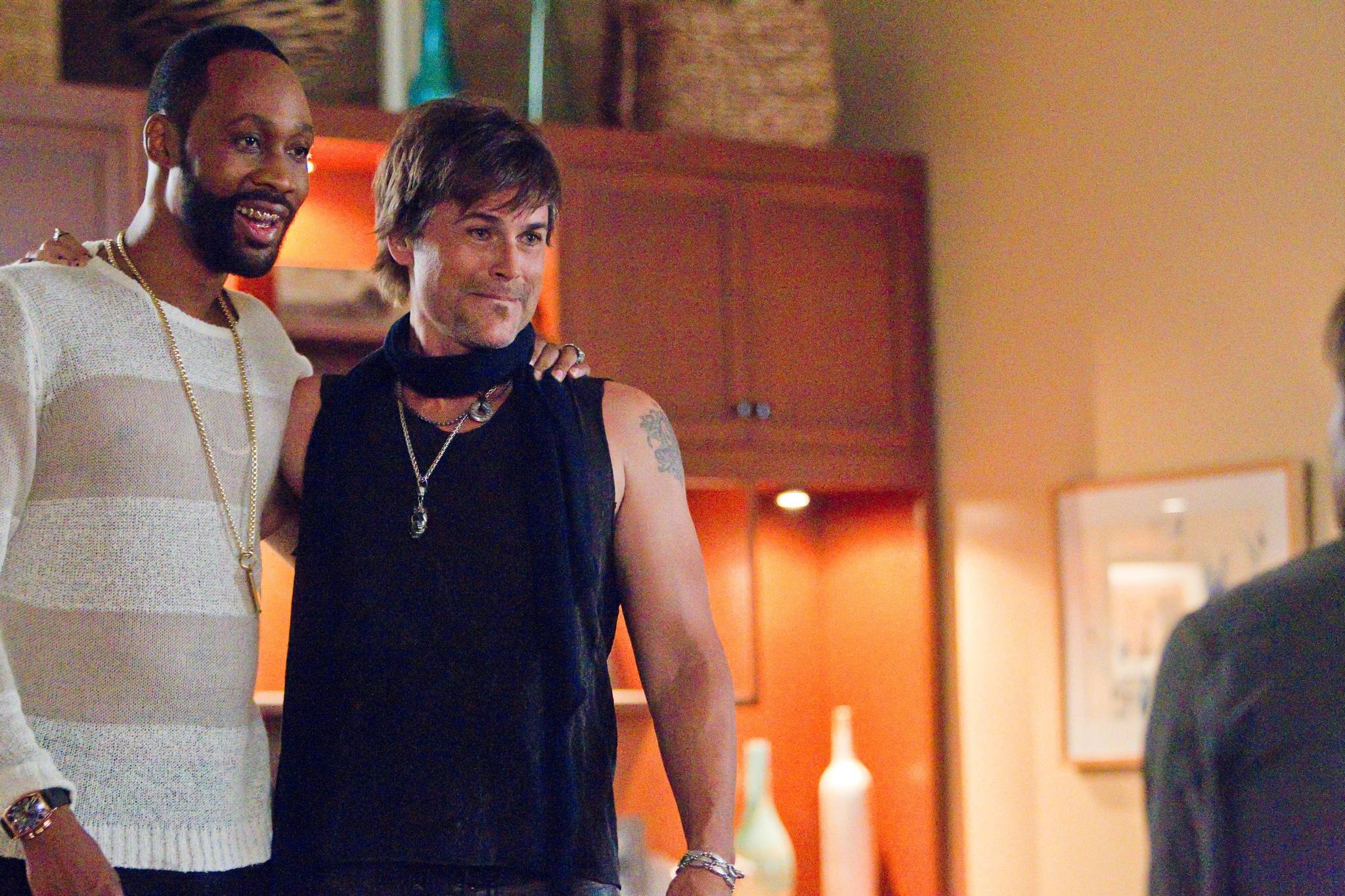 Still of Rob Lowe and RZA in Nuodemingoji Kalifornija (2007)