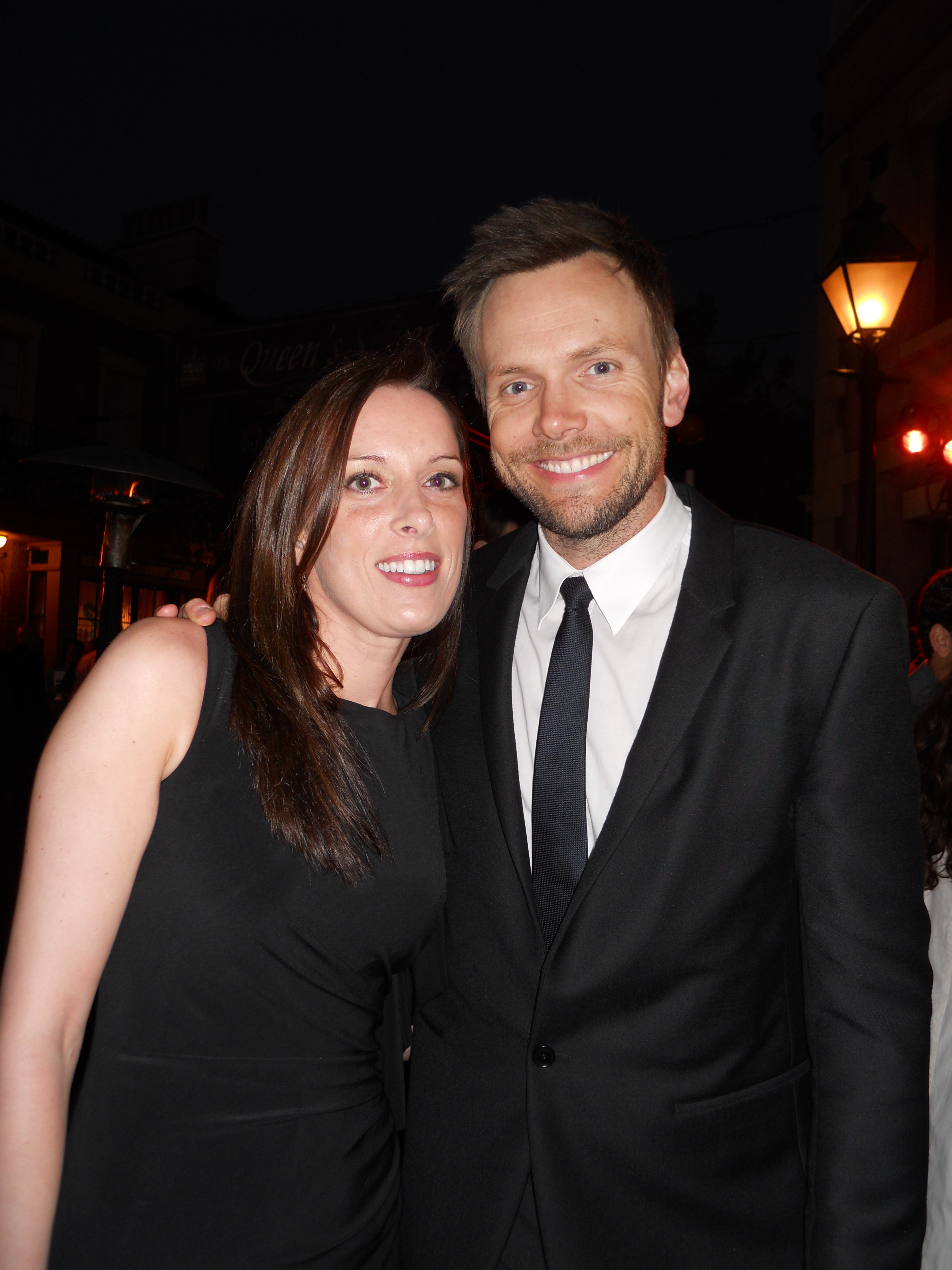 Amy Mader and Joel McHale at Gala del Sol