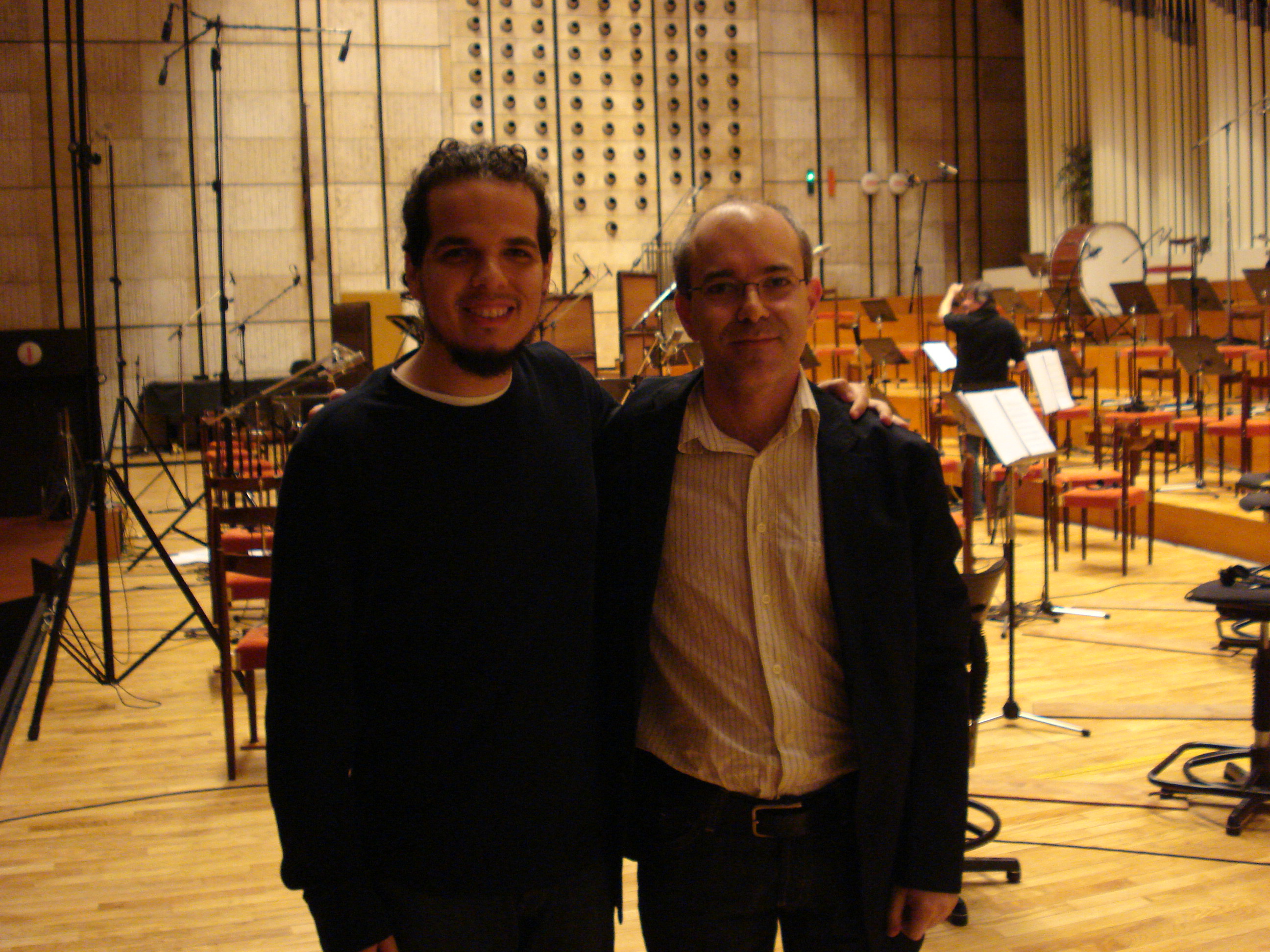 With David Hernando Rico, spanish orchestra conductor and music producer - music director of the Bratislava Symphony Orchestra | Slovenský rozhlas Main Studio (Bratislava, Slovakia)