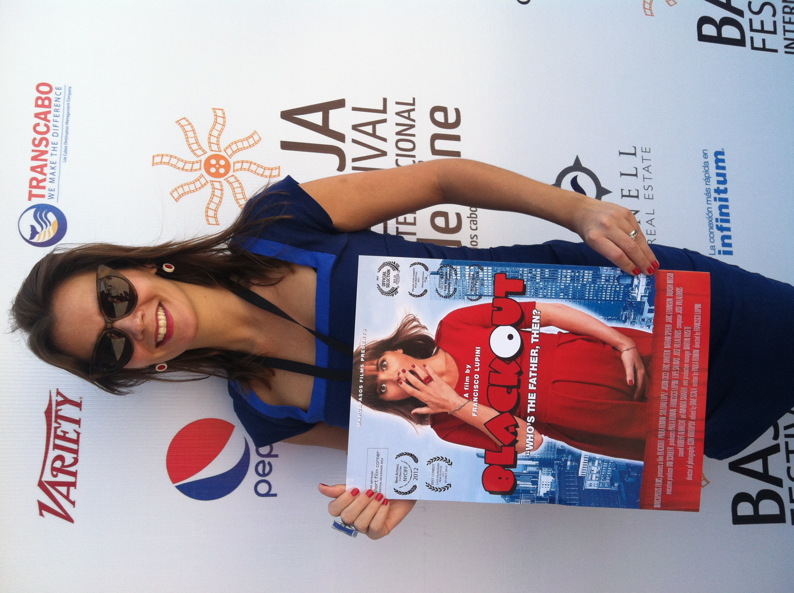 Paula Roman at BAJA INTERNATIONAL FILM FESTIVAL DAY 1