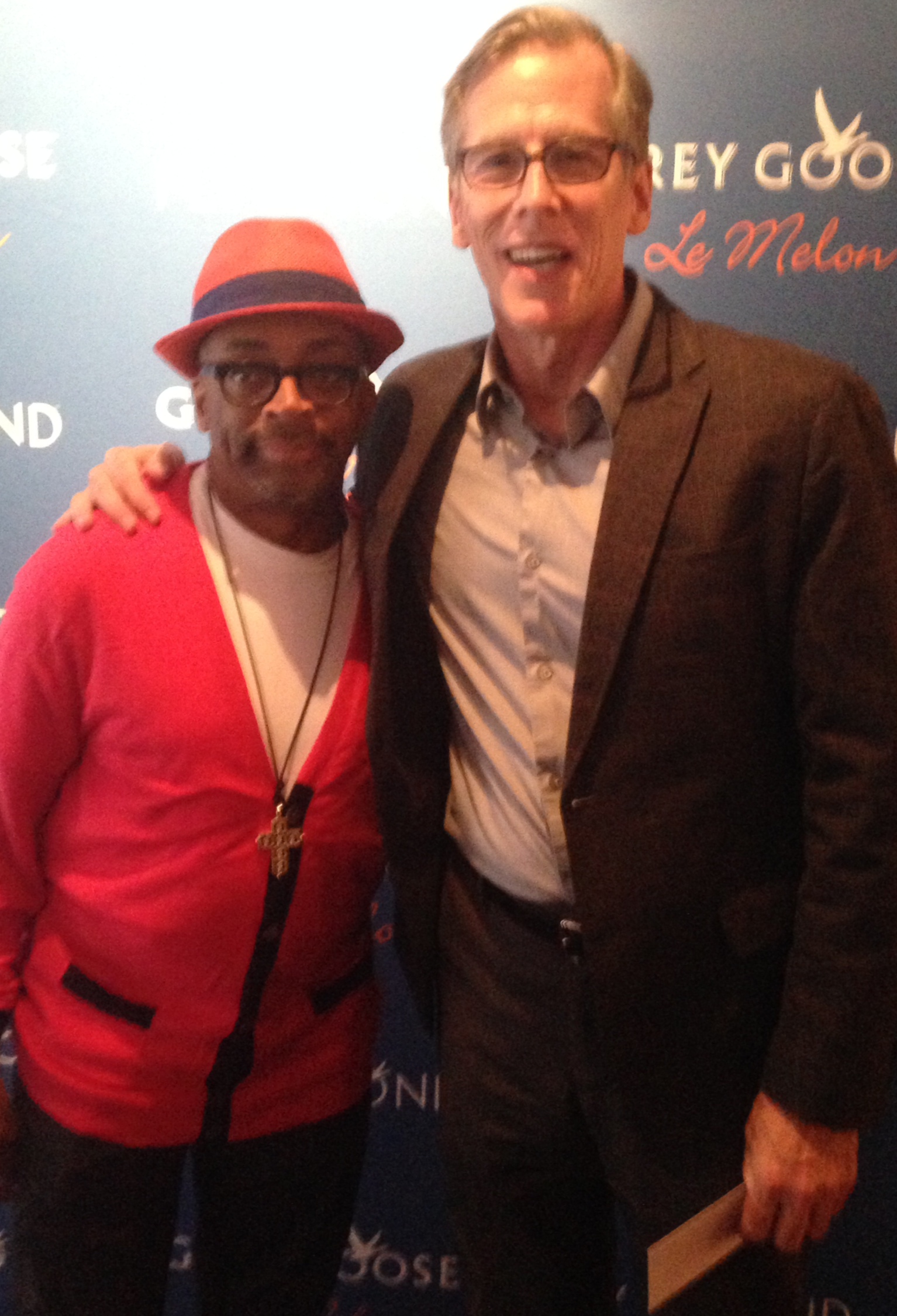 With Spike Lee at the New York screening of DA SWEET BLOOD OF JESUS.