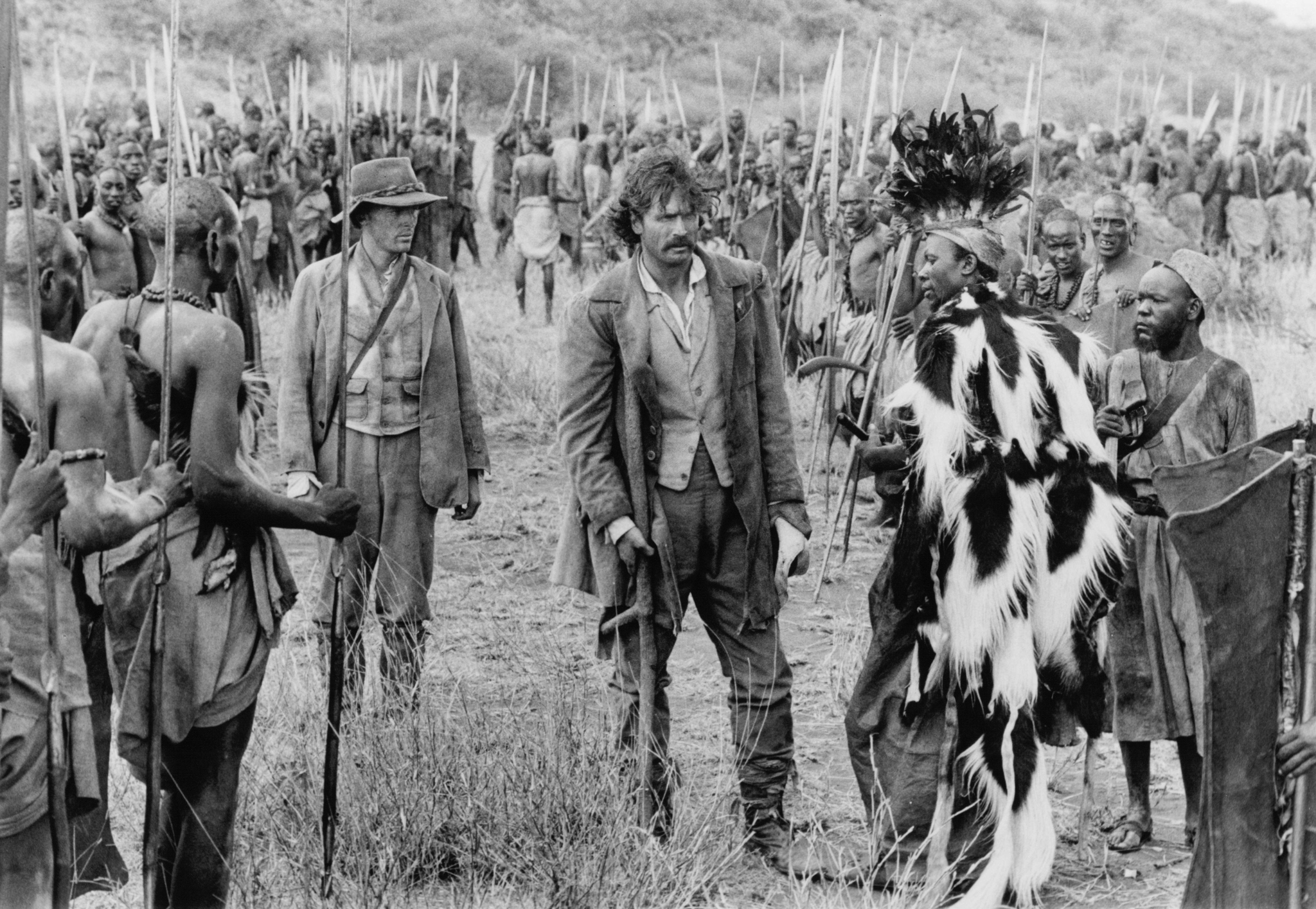 Still of Patrick Bergin and Iain Glen in Mountains of the Moon (1990)