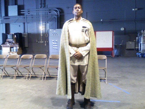On Set as the Rebel Diplomat for Disney Star Tours. Currently running at Disneyland, Anaheim, California 2013