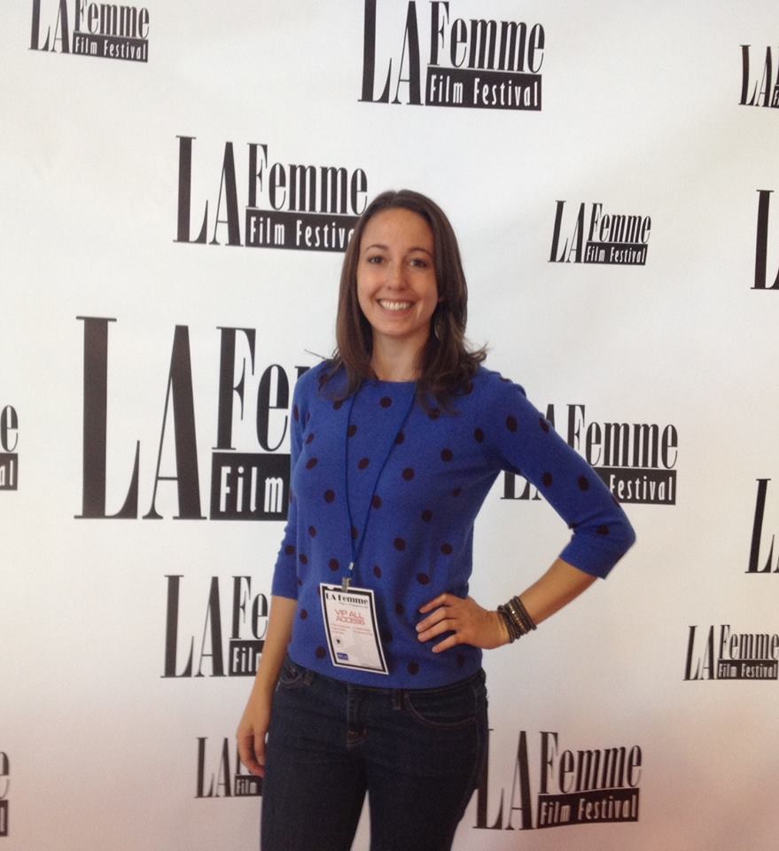 Rachel Noll at the LA Femme Festival with 