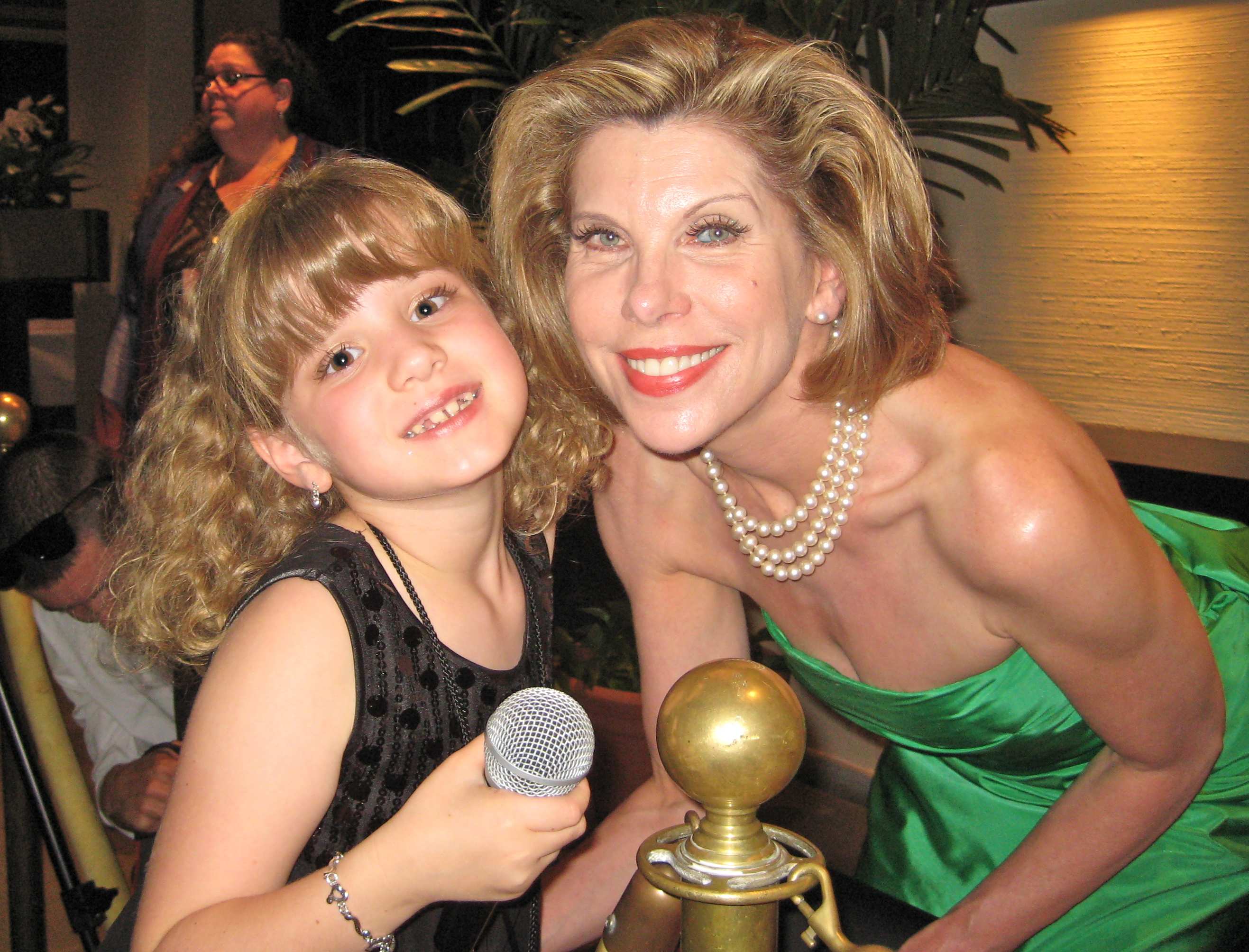 Piper Reese with Christine Baranski at the 2009 Palm Beach International Film Festival.