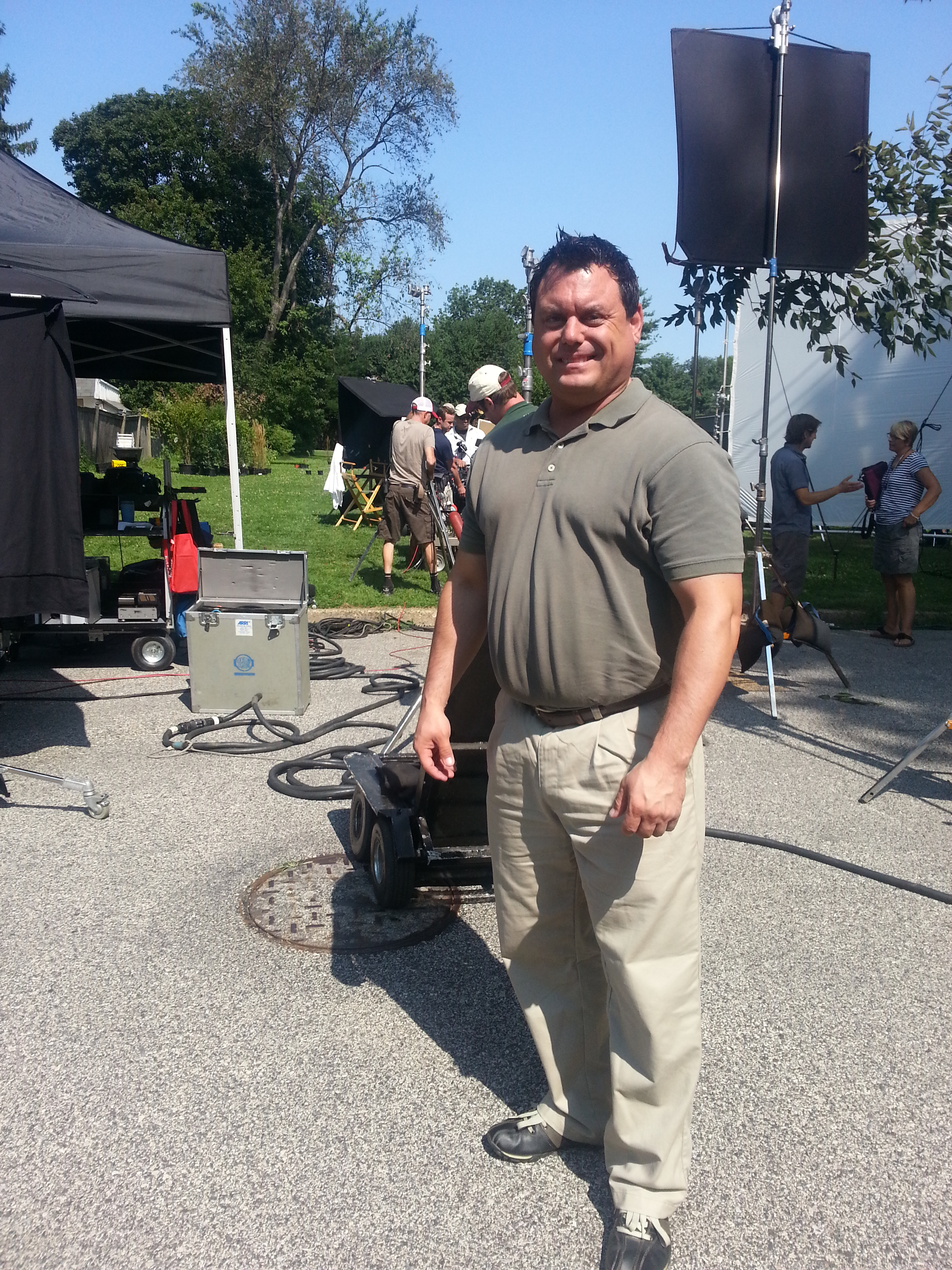 On set - PA Lottery commercial