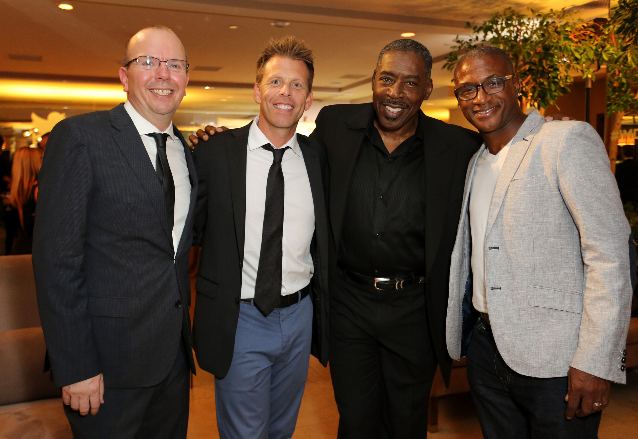 Ernie Hudson, Tommy Davidson, Col Needham and Bill Mcadams at event of IMDb on the Scene (2015)