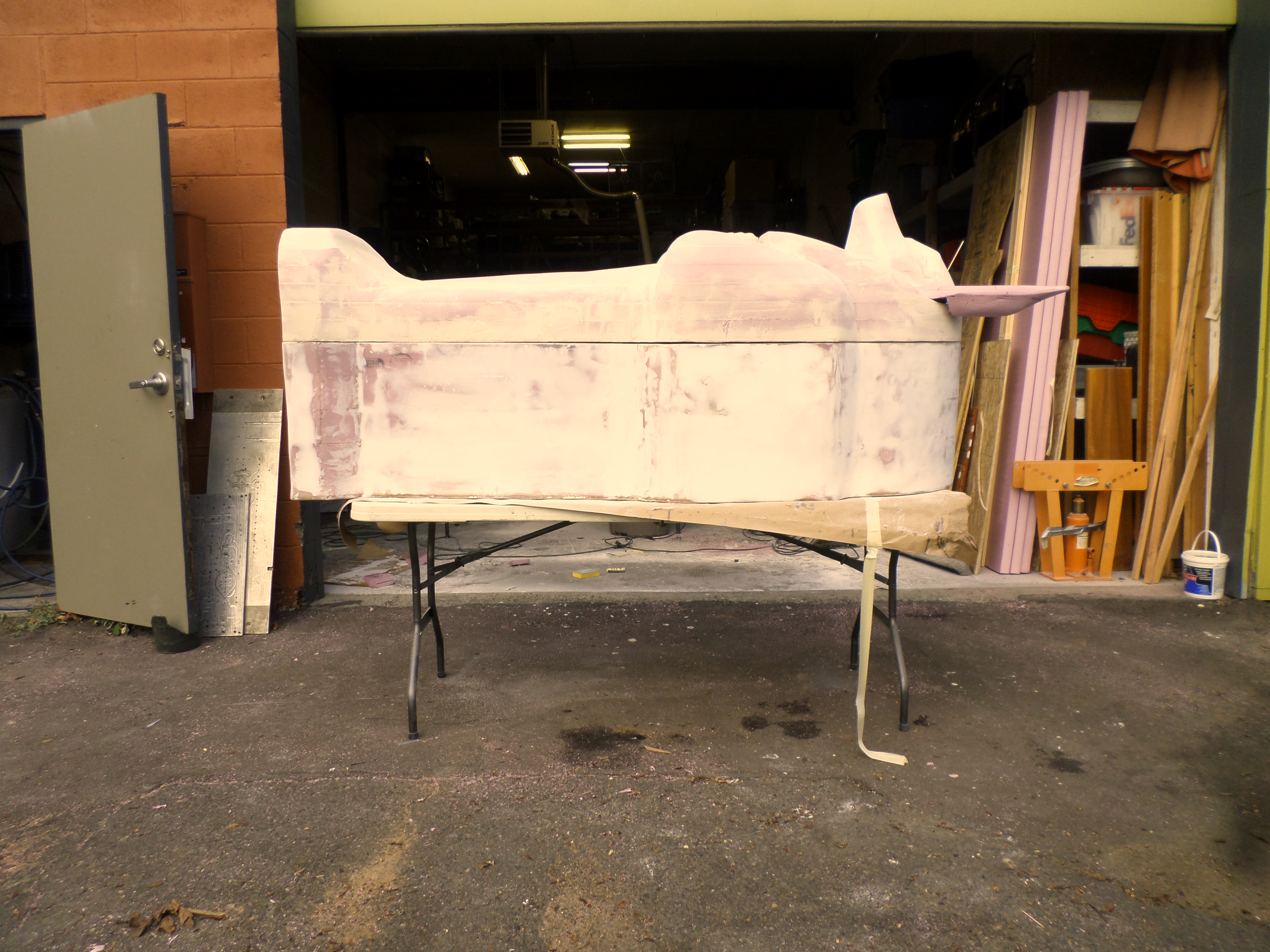 Custom Sarcophagus. During the build stage.